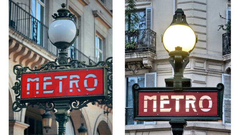 the magical metro signs in paris