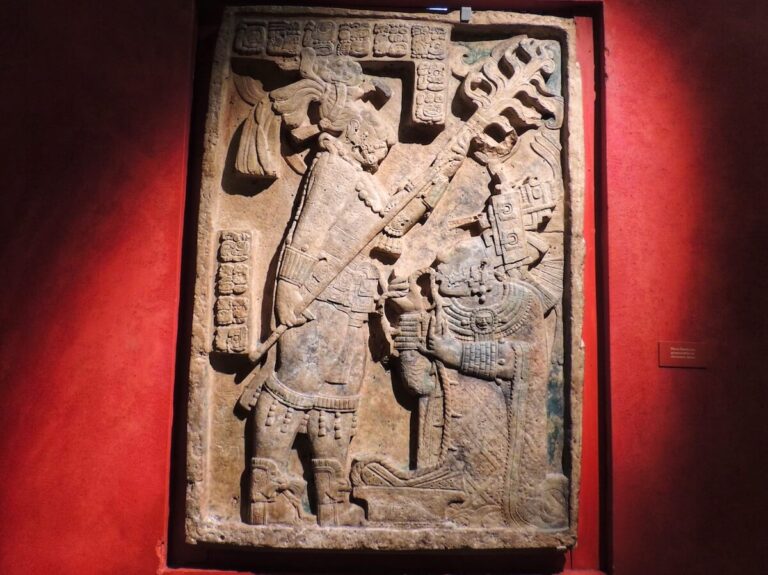 Yaxchilan lintel in the british museum