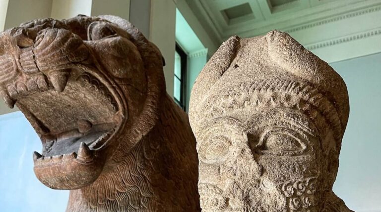 Guardian Lion from the Temple of Ishtar in the british museum