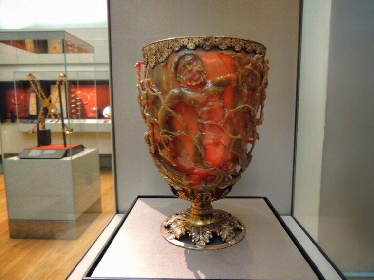 The Lycurgus Cup in the british museum