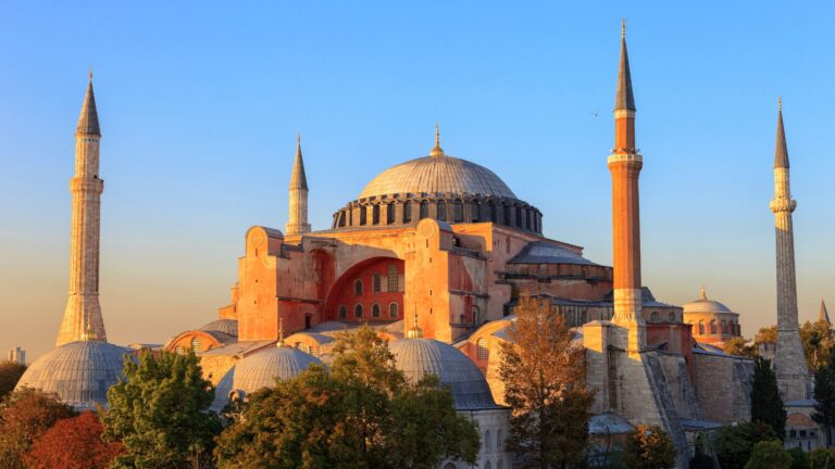 hagia sofia dominates the istanbul skyline