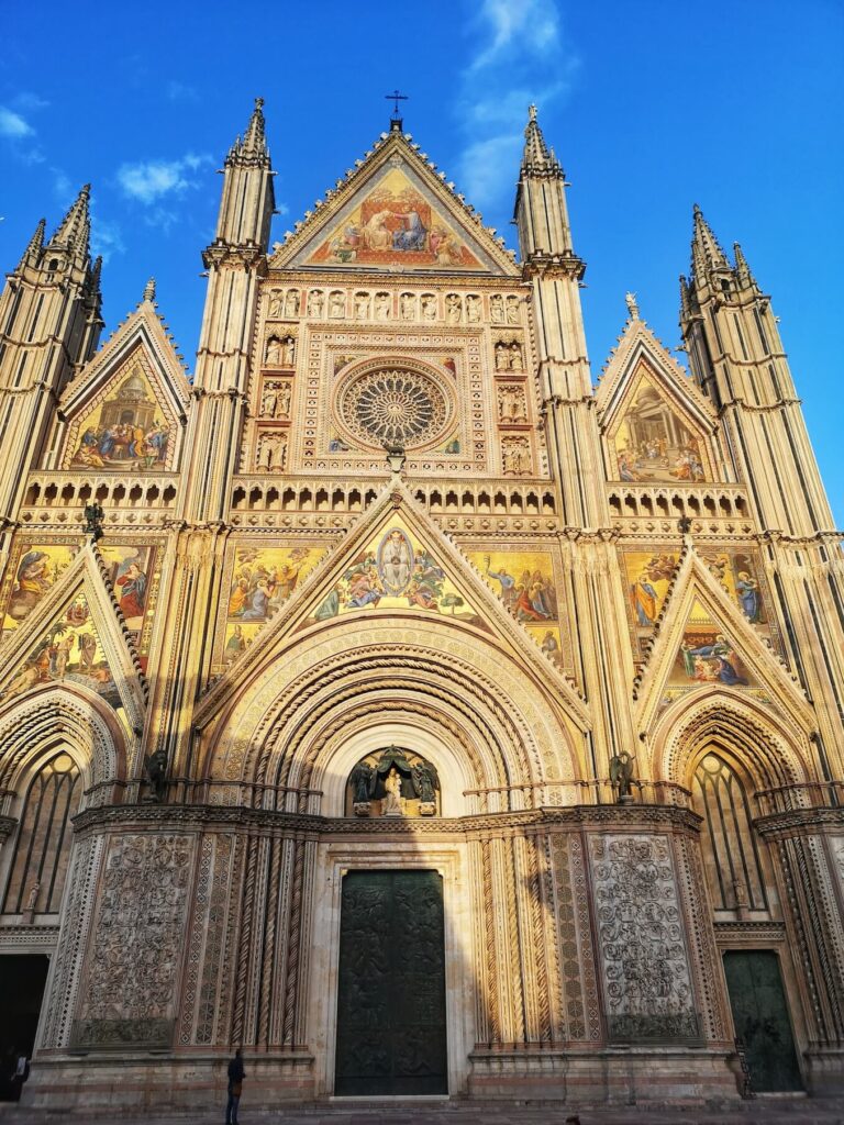 orvieto catehdral is one of italy's great medieval and renaissance gems
