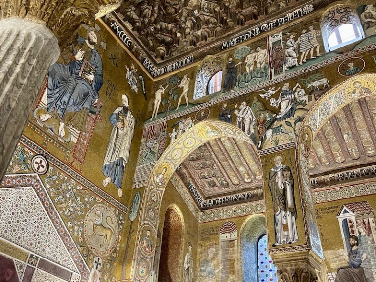 the palatine chapel in the norman palace in palermo