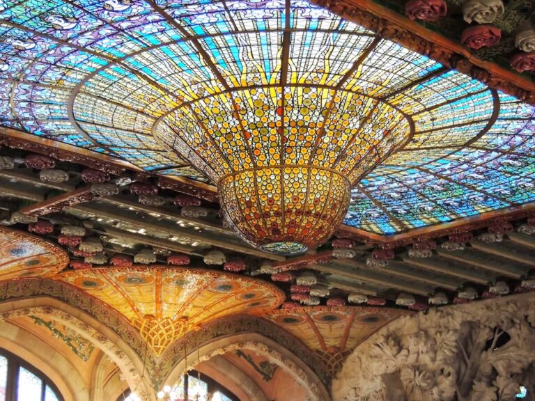 palau musica barcelona skylight