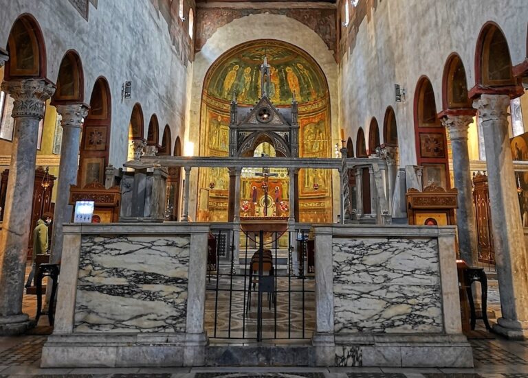 Sant Maria in Cosmedian Rome interior view