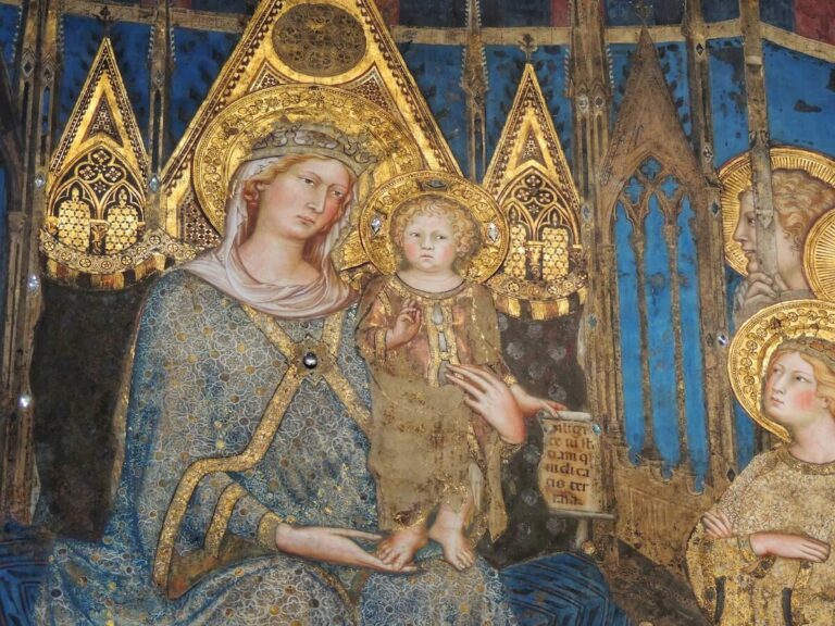 the palazzo pubblico in siena is a treasure trove of art, including simone martini's maesta