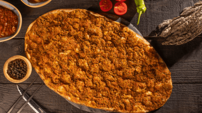 Lahmacun is the Turkish equivalent of Pizza